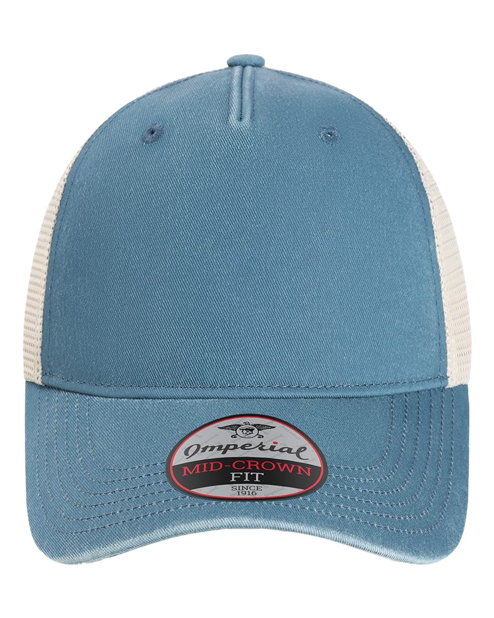 Imperial The Gambit Mesh Back Cap. X240M - Breaker Blue/ Stone