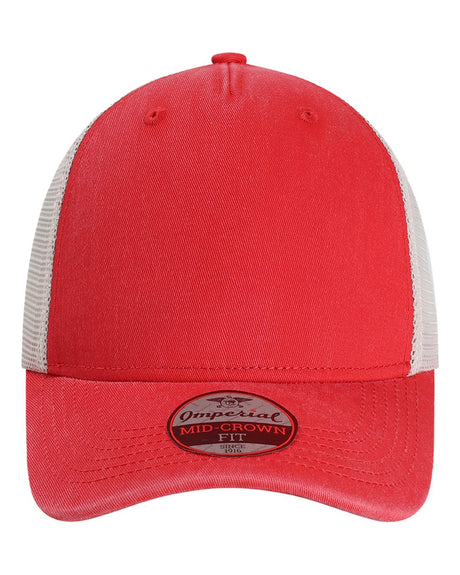 Imperial The Gambit Mesh Back Cap. X240M - Nantucket Red/ Stone