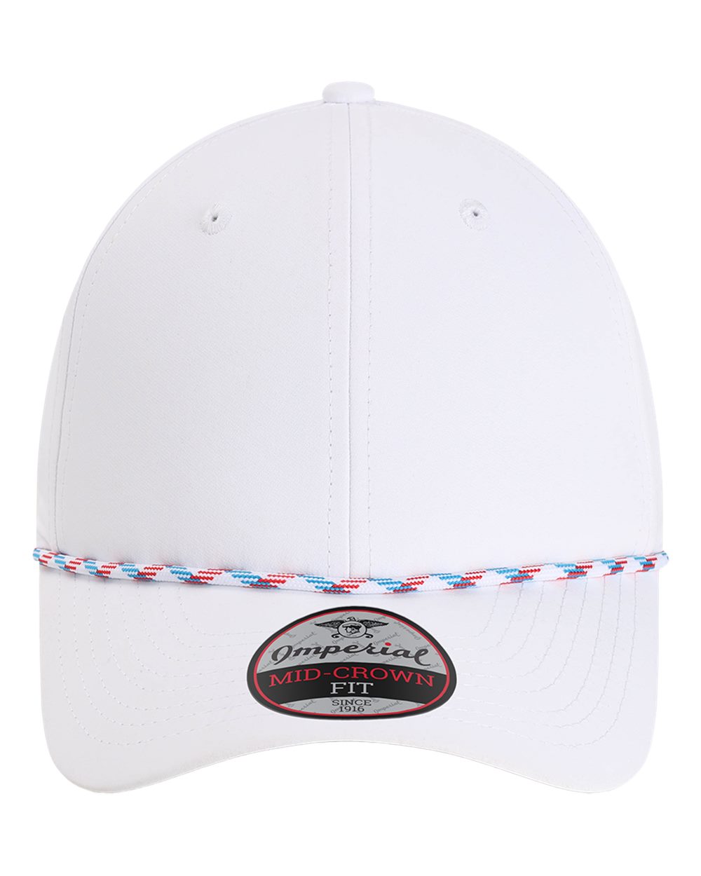 Imperial The Wingman Cap. 7054 - White/ Blue/ Red/ White