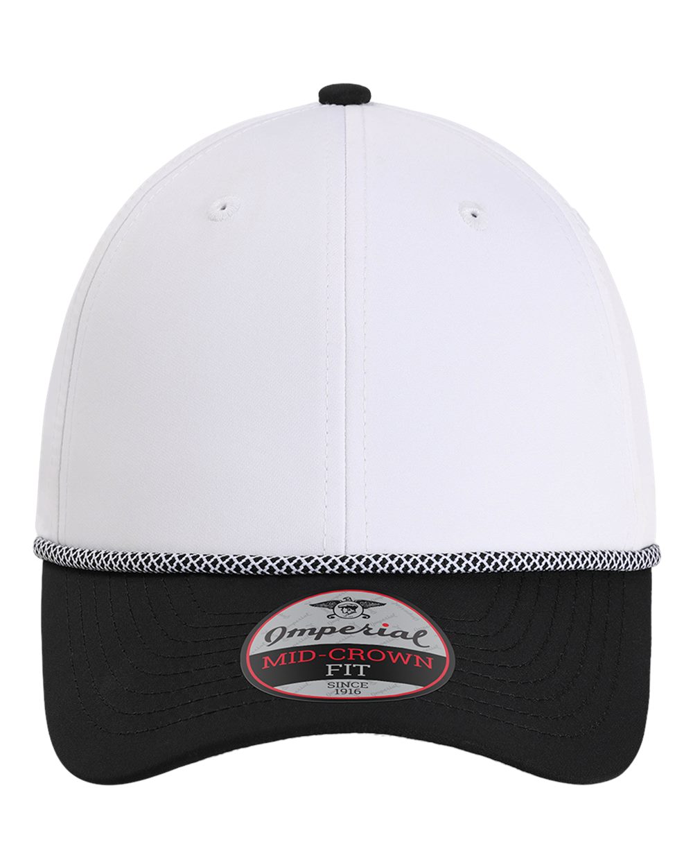 Imperial The Wingman Cap. 7054 - White/ Black/ Black/ White