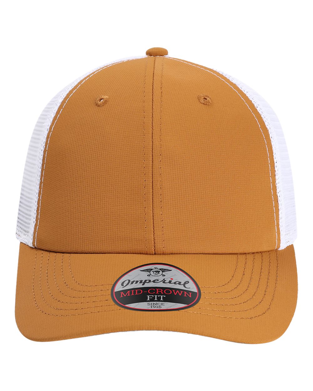 Imperial The Original Sport Mesh Cap. X210SM - Buckthorn Brown/ White