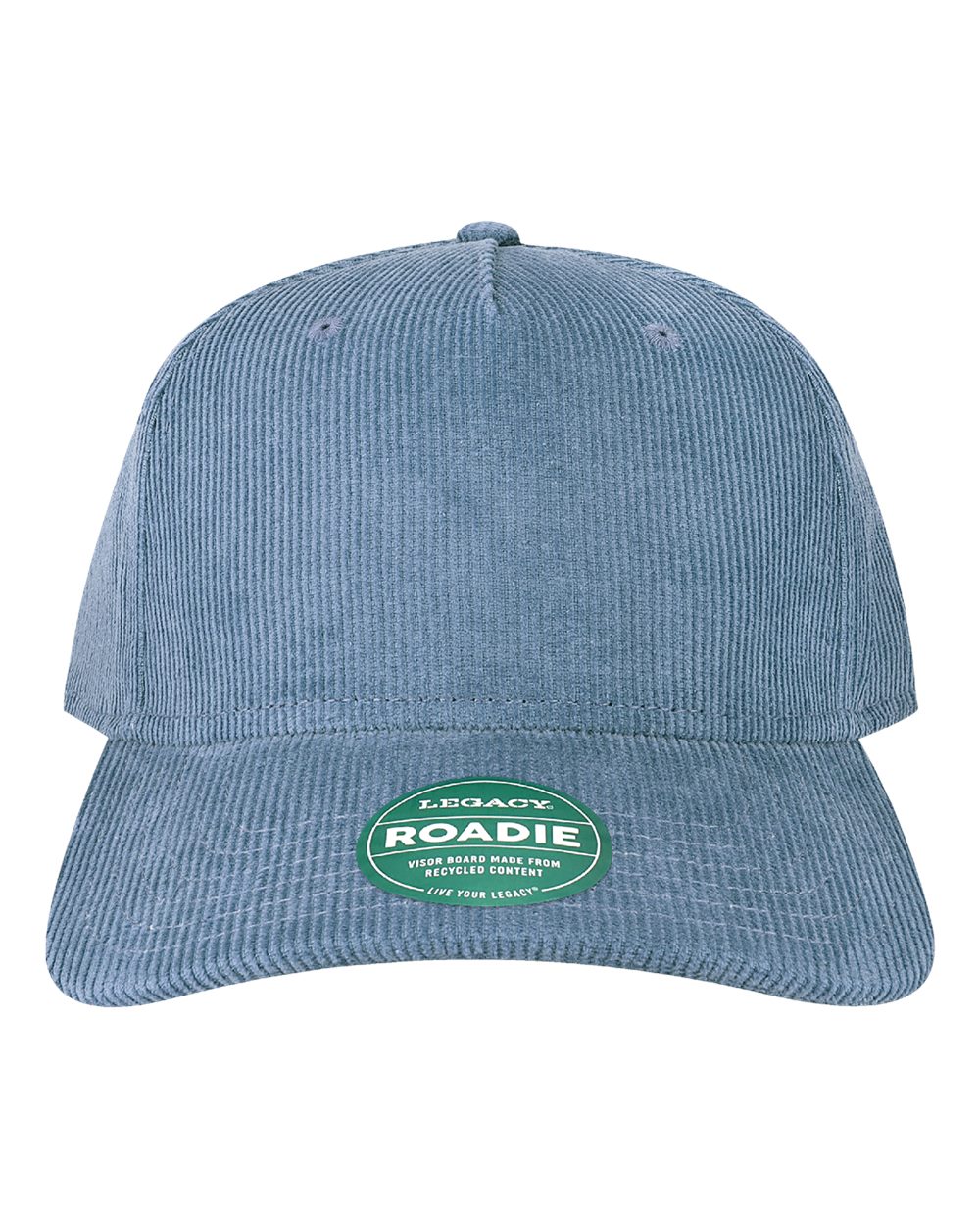 LEGACY Five-Panel Adjustable Cap. ROADIE - Ocean Corduroy