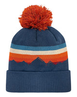 LOCALE Grand Recycled Beanie. GRNDSR - Alpenglow/ Navy