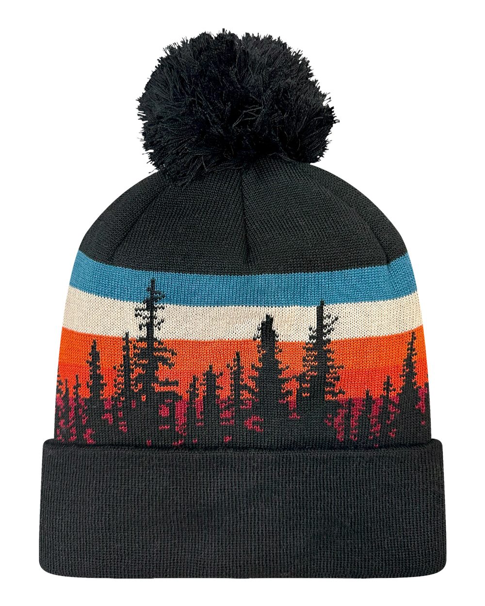 LOCALE Grand Recycled Beanie. GRNDSR - Lodgepole/ Black