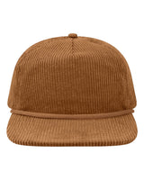 LOCALE Five-Panel Rope Cap. WILSON - Camel Corduroy