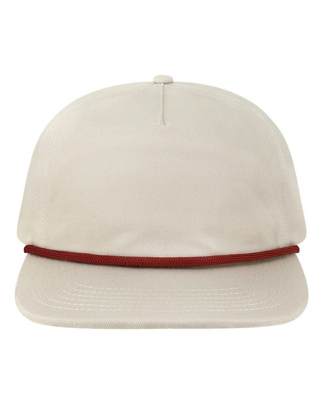 LOCALE Five-Panel Rope Cap. WILSON - Cream