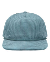 LOCALE Five-Panel Rope Cap. WILSON - Lake Blue Corduroy