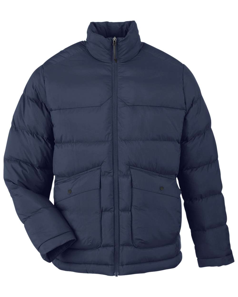 CORE365 Men's Inspire Puffer Jacket. CE720 - Classic Navy