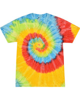 Colortone Unisex Multi-Color Tie-Dyed T-Shirt. CD1000 - Pastel Neon