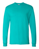 Hanes Unisex Essential-T Long Sleeve T-Shirt. 5286 - Athletic Teal