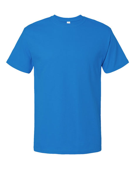 M&O Men's Gold Soft Touch T-Shirt. 4800 - Ocean Blue