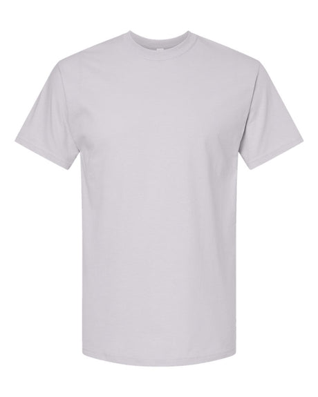 M&O Men's Gold Soft Touch T-Shirt. 4800 - Silver