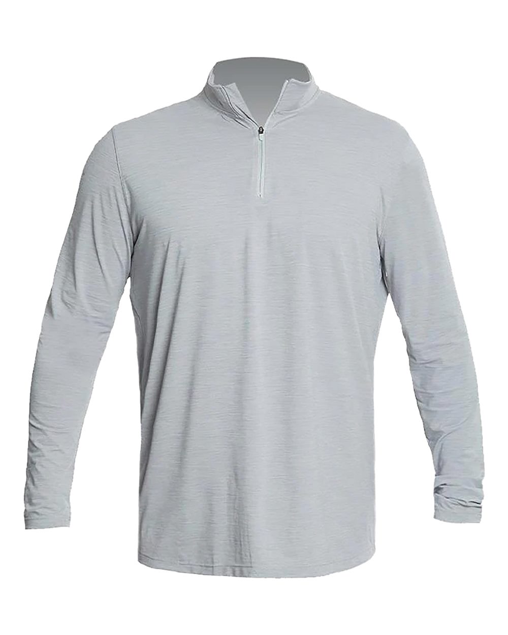 ANETIK Men's Low Pro Quarter-Zip Pullover. MVQTRL9 - Alloy Heathered
