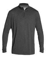 ANETIK Men's Low Pro Quarter-Zip Pullover. MVQTRL9 - Charcoal Heathered