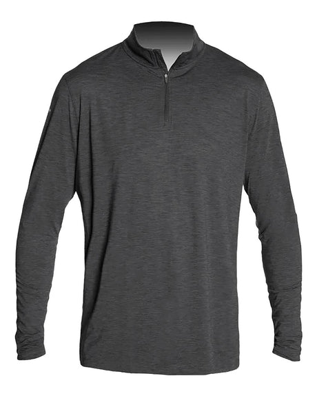ANETIK Men's Low Pro Quarter-Zip Pullover. MVQTRL9 - Charcoal Heathered