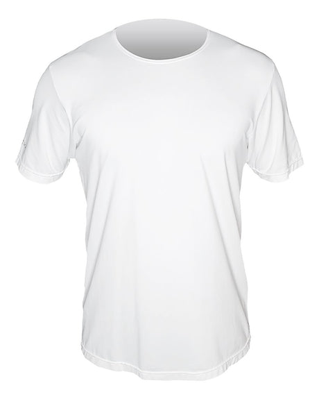 ANETIK Men's Low Pro Tech T-Shirt. MVLPRS8 - White Heathered