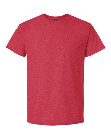 Gildan Unisex Light Cotton T-Shirt. 3000 - Heather Red