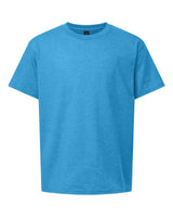 Gildan Youth Light Cotton T-Shirt. 3000B - Heather Sapphire