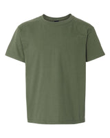 Gildan Youth Light Cotton T-Shirt. 3000B - Military Green