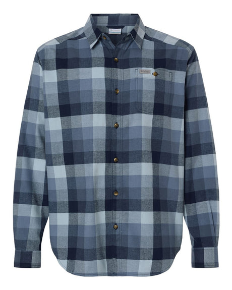 Columbia Men's Cornell Woods™ Flannel Shirt. 161795 - Collegiate Navy Multi Buffalo Check