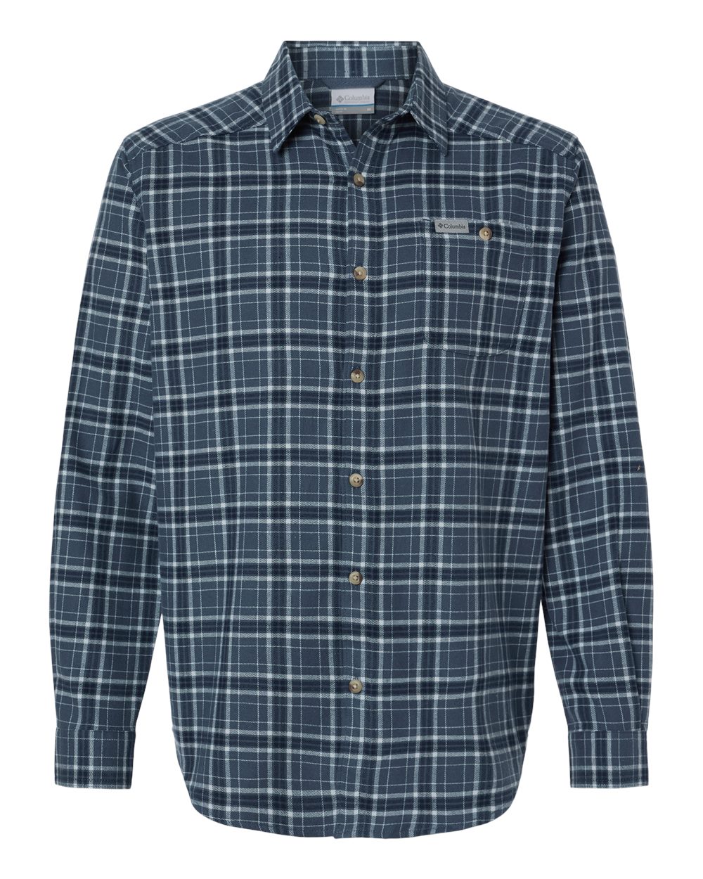 Columbia Men's Cornell Woods™ Flannel Shirt. 161795 - Dark Mountain Quad Check