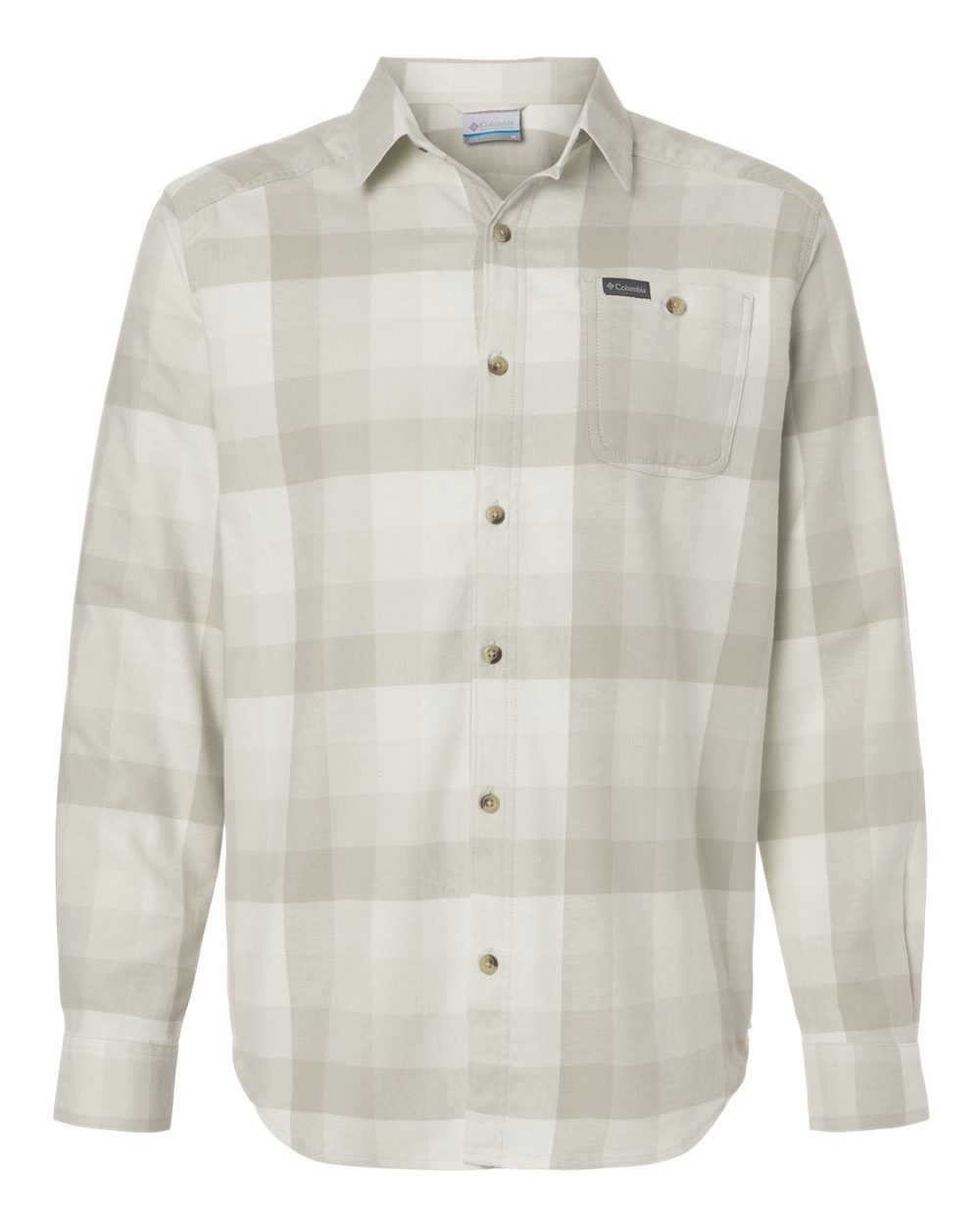 Columbia Men's Cornell Woods™ Flannel Shirt. 161795 - Dark Stone Multi Buffalo Check
