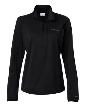 Columbia Women's Essential Hike™ Grid Fleece Half-Zip Pullover. 213624 - Black