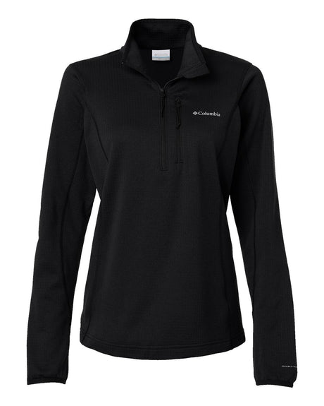 Columbia Women's Essential Hike™ Grid Fleece Half-Zip Pullover. 213624 - Black