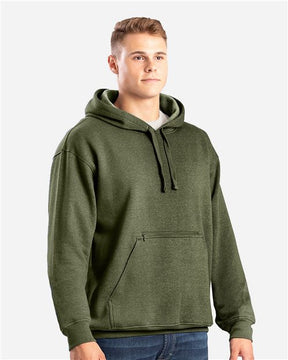 Berne Apparel Men's Heritage Zip Pocket Hooded Sweatshirt. SP418