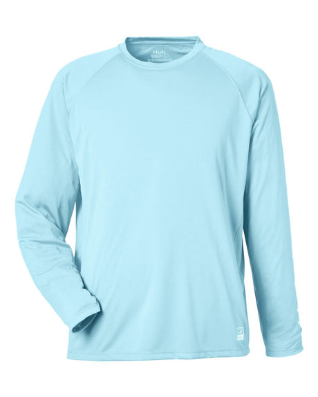 HUK Men's LoPro Pursuit Long Sleeve T-Shirt. H12L009 - Island Paradise