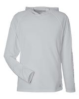 HUK Men's LoPro Pursuit Long Sleeve Hooded T-Shirt. H12L010 - Harbor Mist