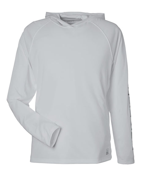 HUK Men's LoPro Pursuit Long Sleeve Hooded T-Shirt. H12L010 - Harbor Mist