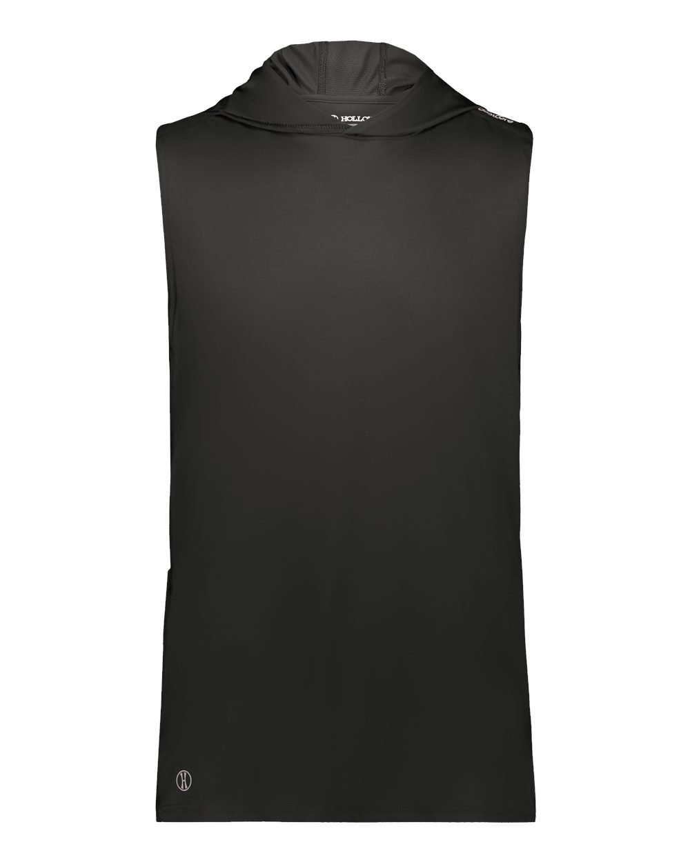 Holloway Unisex CoolCore® Hooded Sleeveless T-Shirt. 222590 - Black