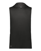 Holloway Unisex CoolCore® Hooded Sleeveless T-Shirt. 222590 - Black
