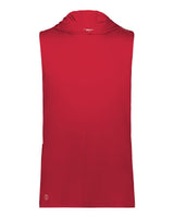 Holloway Unisex CoolCore® Hooded Sleeveless T-Shirt. 222590 - Scarlet