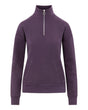 MV Sport Women's Cloud Fleece Quarter-Zip Sweatshirt. W20189 - Eggplant