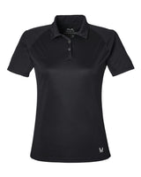HUK Women’s LoPro Solid Performance Polo. H612L03 - Black