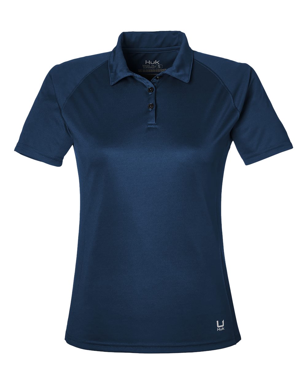 HUK Women’s LoPro Solid Performance Polo. H612L03 - Sargasso Sea