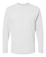 M&O Unisex Gold Soft Touch Long Sleeve T-Shirt. 4820 - Ash