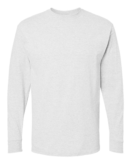 M&O Unisex Gold Soft Touch Long Sleeve T-Shirt. 4820 - Ash