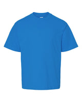 M&O Youth Gold Soft Touch T-Shirt. 4850 - Ocean Blue