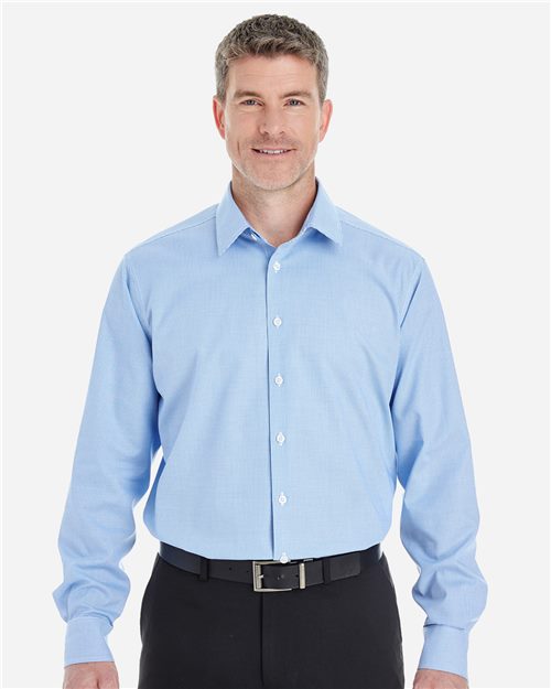 Devon & Jones Men's Crown Collection® Royal Dobby Dress Shirt. DG532