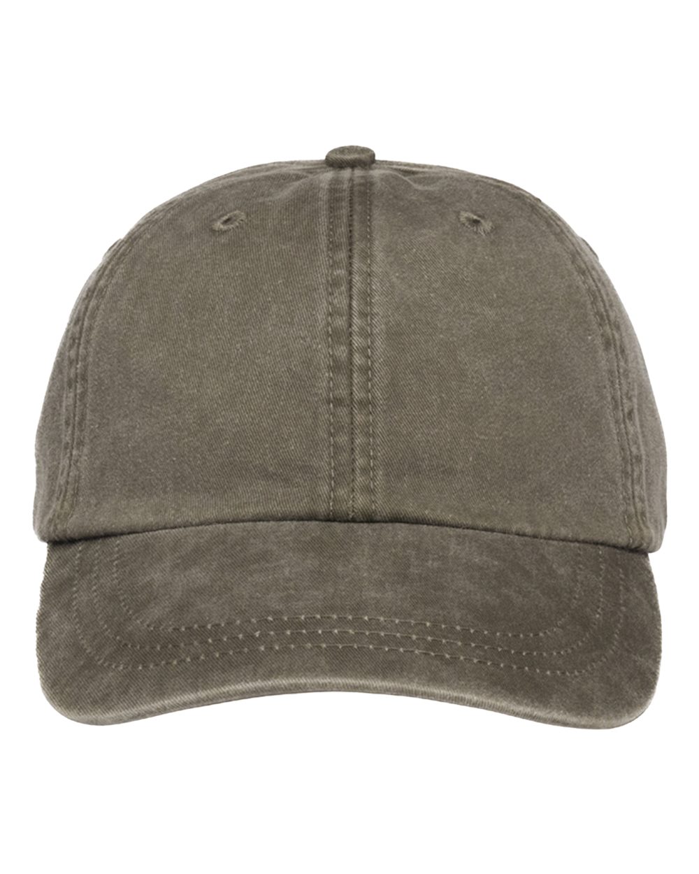 Adams Headwear Optimum Pigment-Dyed Dad Hat. LP101 - Olive