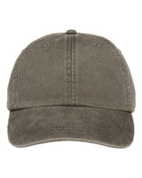 Adams Headwear Optimum Pigment-Dyed Dad Hat. LP101 - Olive