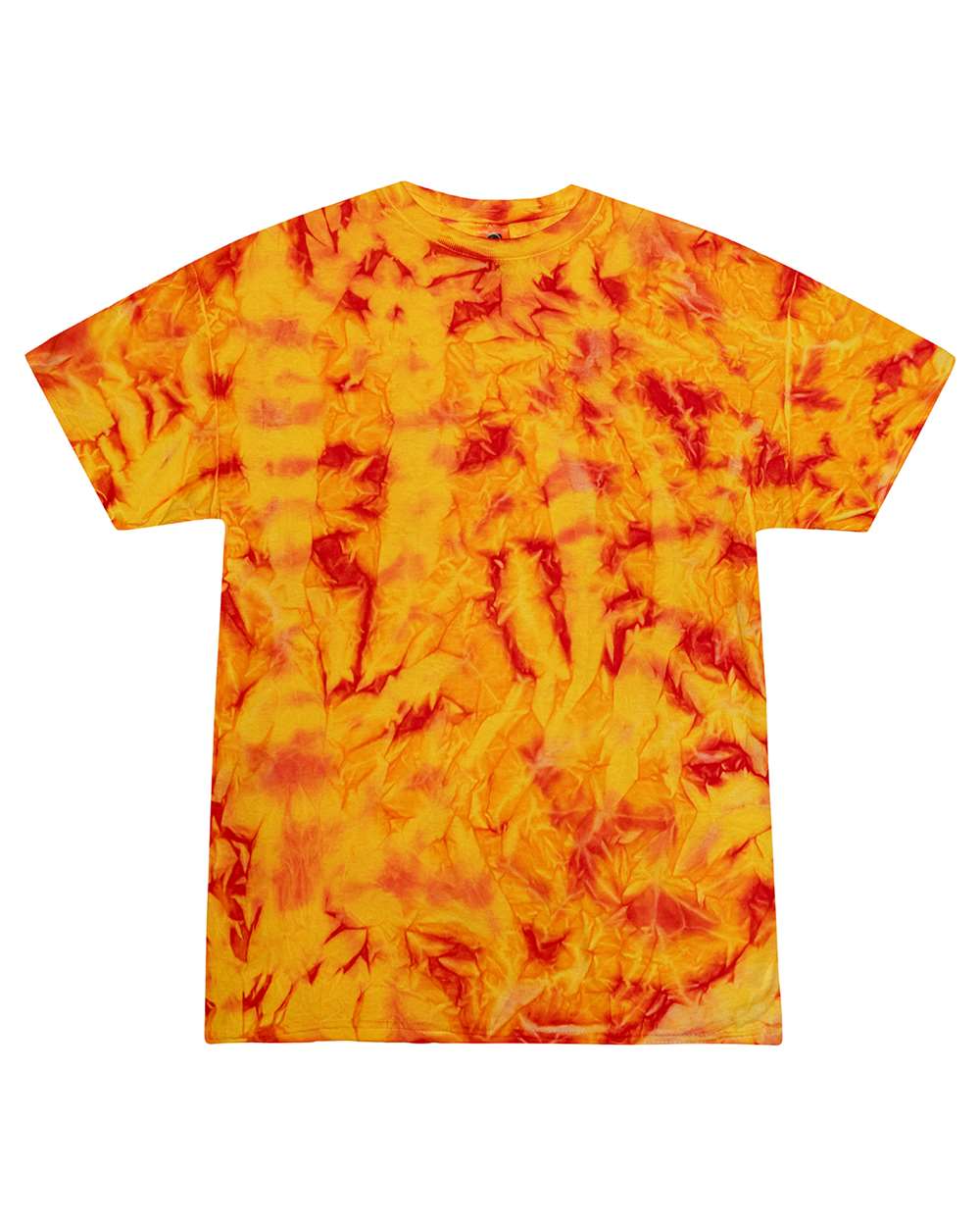 Colortone Unisex Multi-Color Tie-Dyed T-Shirt. CD1000 - Fire