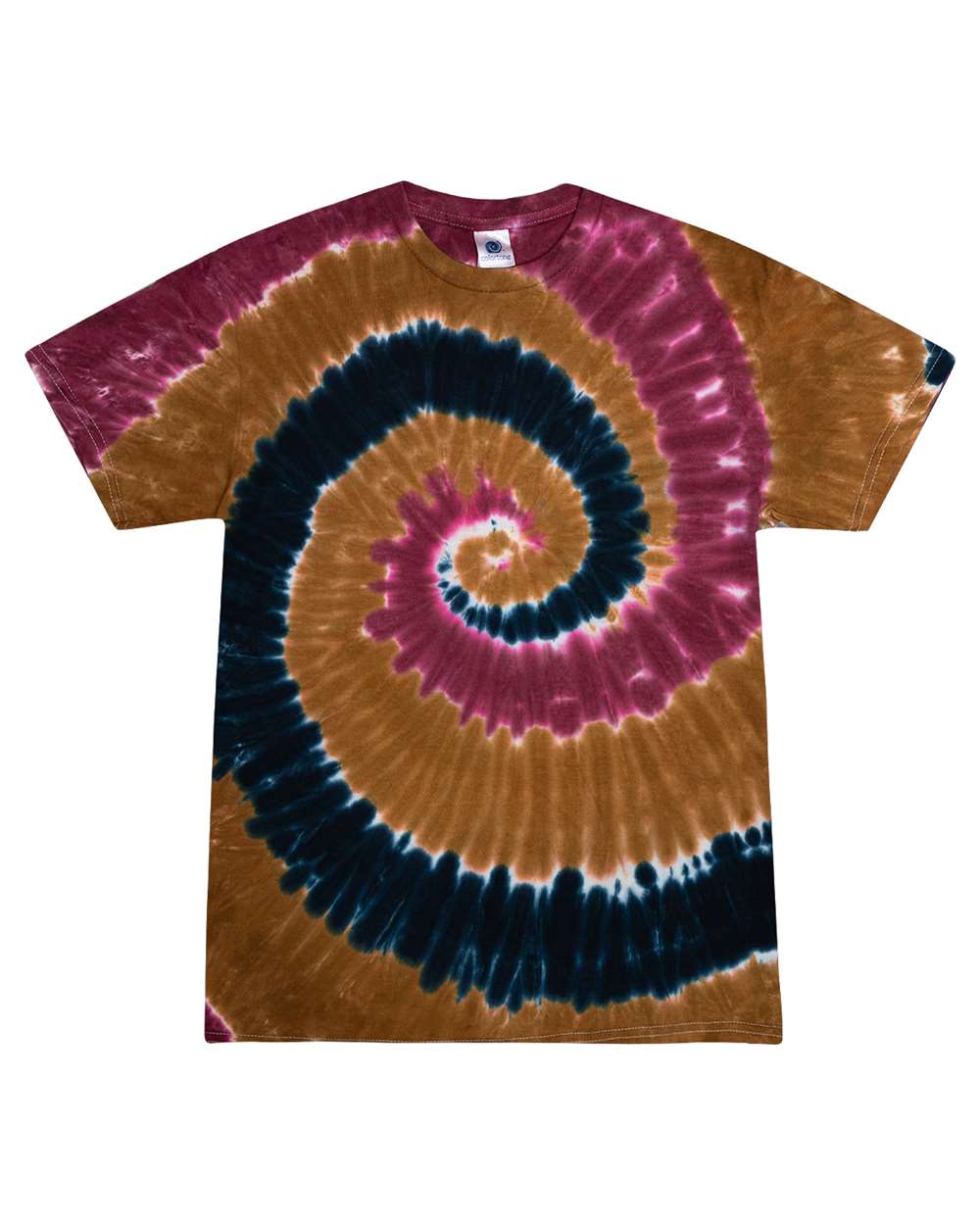 Colortone Unisex Multi-Color Tie-Dyed T-Shirt. CD1000 - Willow