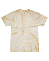 Colortone Unisex Multi-Color Tie-Dyed T-Shirt. CD1000 - Spider Mustard