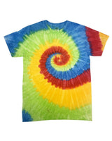 Colortone Youth Multi-Color Tie-Dyed T-Shirt. CD1000Y - Pastel Neon