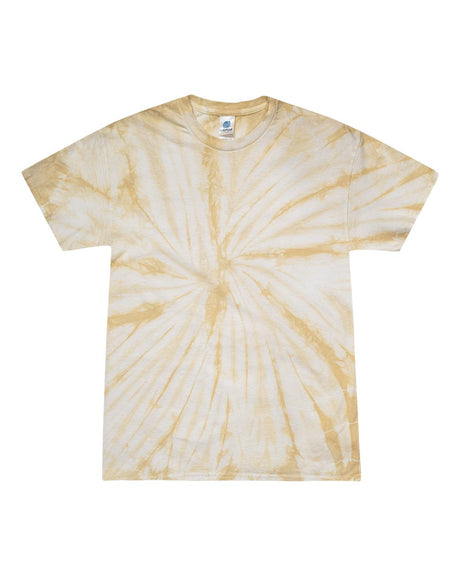 Colortone Youth Multi-Color Tie-Dyed T-Shirt. CD1000Y - Spider Mustard