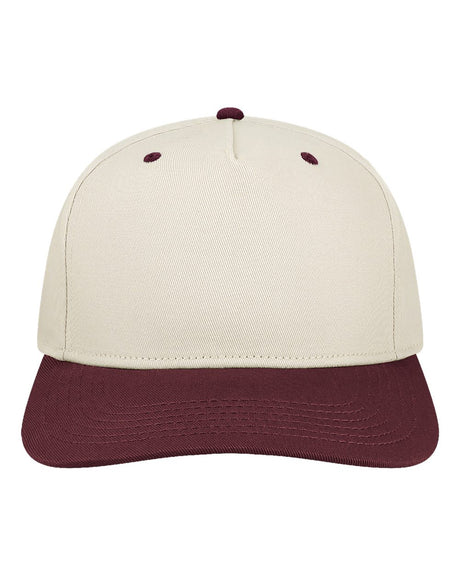 LEGACY Heritage Twill Cap. HTA - Stone/ Maroon